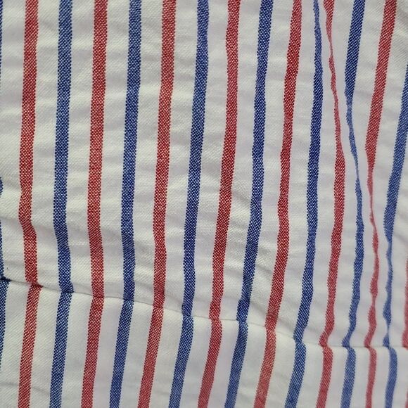 Vineyard Vines Firework Striped Seersucker Romper Size 0 - Picture 4 of 7